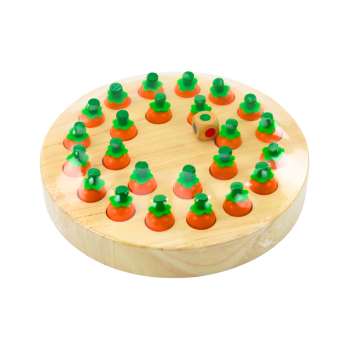 Gra Pamięciowa Rodzinna Marchewki Drewniana