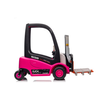 Wózek Widłowy Na Akumulator XMX638 Różowy