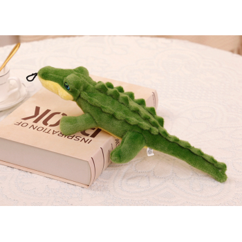 Pluszowy Krokodyl Z Piszczałką Maskotka Kolorowa 30cm