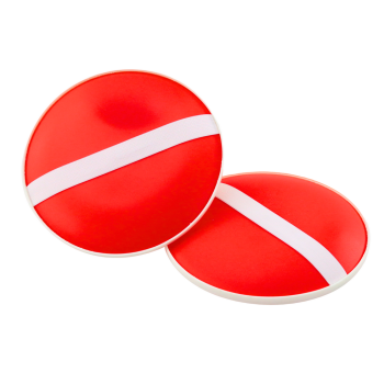 Gra Zręcznościowa Paletki Okrągłe Piłka Z Przyssawkami Czerwony