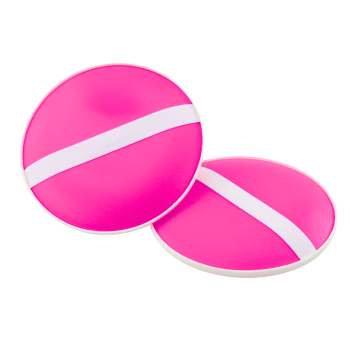 Gra Zręcznościowa Paletki Okrągłe Piłka Z Przyssawkami Różowy