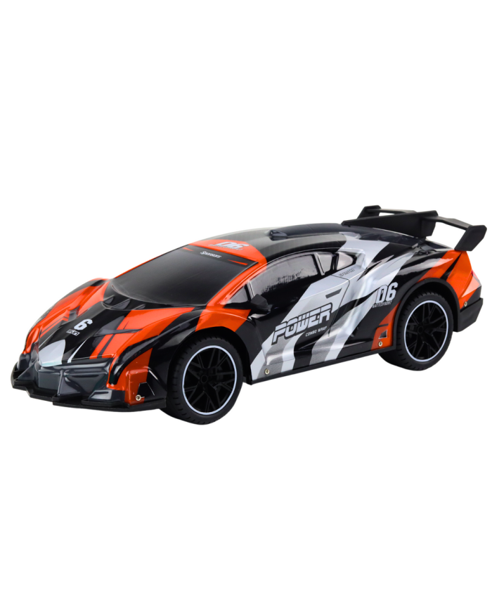 Auto Sportowe Zdalnie Sterowane RC 1:10 Pomarańczowe Prędkość 25 km/h