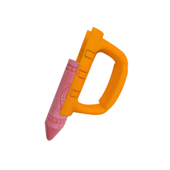 Zestaw Kred Z Uchwytem Gruba Kreda Chodnikowa Pomarańczowy 3 Szt