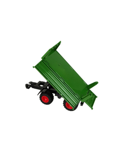 Traktor Zdalnie Sterowany z Przyczepą 1:24 Czerwony Zielony