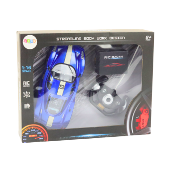 Auto Sportowe Zdalnie Sterowane Na Pilota 1:16 R/C Niebieskie
