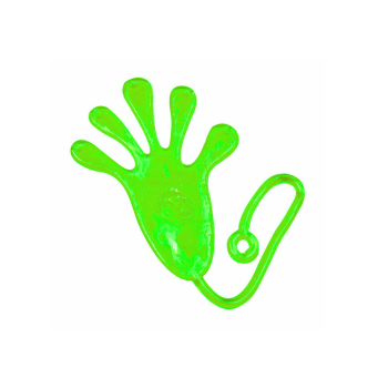 Lepka Rączka Łapka Elastyczna Glut Slime Zielona