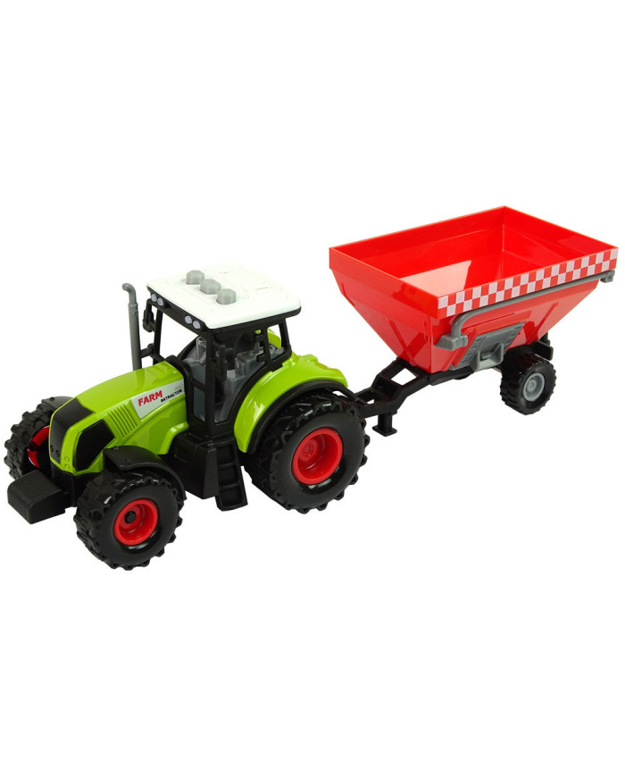 Zestaw Trzech Traktorów Naczepy Opryskiwacz Farma Ciągnik