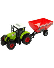 Zestaw Trzech Traktorów Naczepy Opryskiwacz Farma Ciągnik