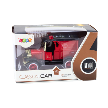 Autko Strażackie Klasyczne 1:36 Napęd Światła Dźwięki Czerwony