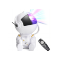 Projektor Astronauta Z Gwiazdą LED USB Pilot Sterujący