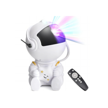 Projektor Astronauta Z Gwiazdą LED USB Pilot Sterujący