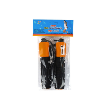 Skakanka Czarno-Pomarańczowa Z Licznikiem 280 cm Regulacja Fitness