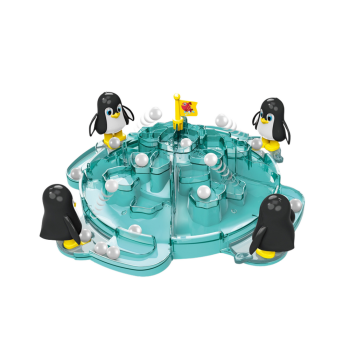 Gra Lodowiec Pingwinów Podbijanie Piłek Śnieżek