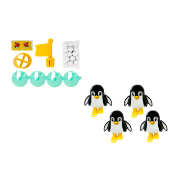 Gra Zręcznościowa Pingwiny na Lodowcu Podbijanie Piłek