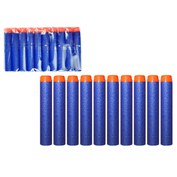 Miękkie Naboje Piankowe Do Pistoletów 10 Sztuk Niebieskie