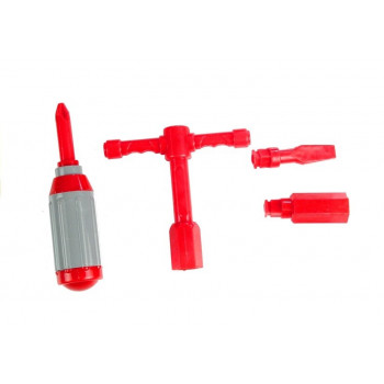 Wóz Strażacki z Drabiną Do Rozkręcania + Narzędzia