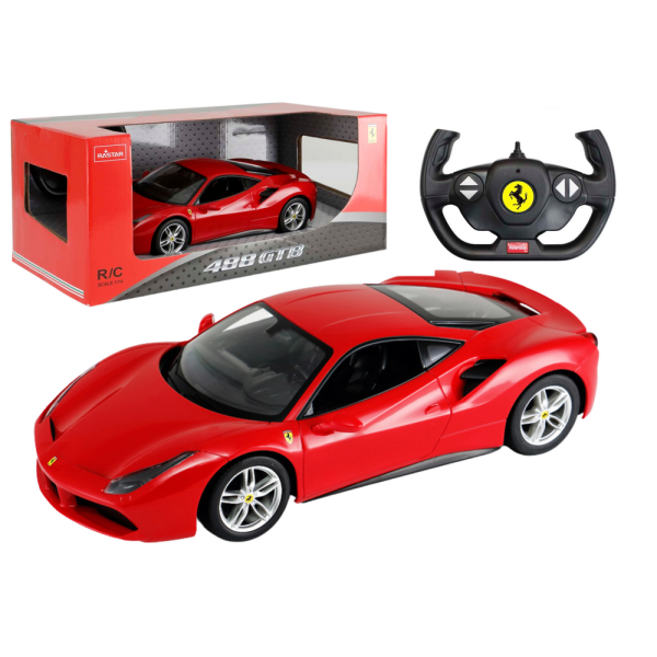 Auto Rastar 1:14 Ferrari 488 GTB Czerwone