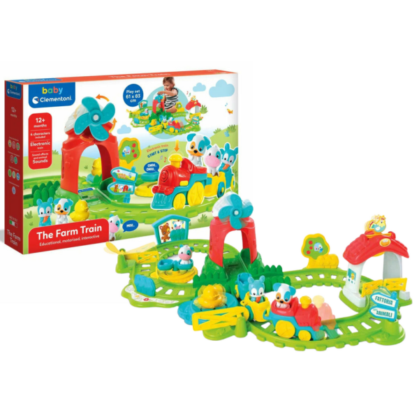 Interaktywny Pociąg Farmera Clementoni 17391