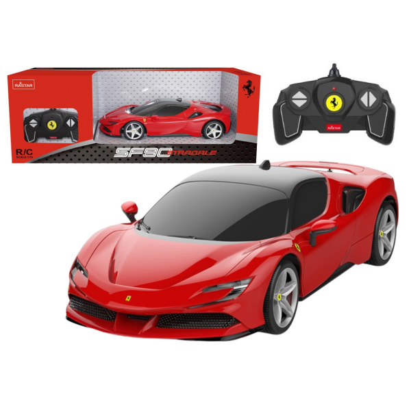 Auto RC Rastar 1:18 Ferrari SF90 Stradale Czerwone