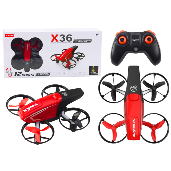 Zdalnie Sterowany Dron RC X36 SYMA Czerwony