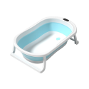Wanienka Do Kąpieli Składana Antypoślizgowe Nóżki Niebieska