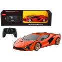 Auto RC 1:24 Rastar Lamborghini Sian Pomarańczowe