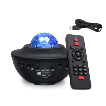 Projektor Gwiazd Lampka Nocna Led Głośnik Bluetooth Pilot