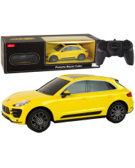 Auto R/C Porsche Macan Turbo 1:24 Rastar Żółty