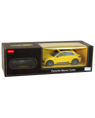 Auto R/C Porsche Macan Turbo 1:24 Rastar Żółty