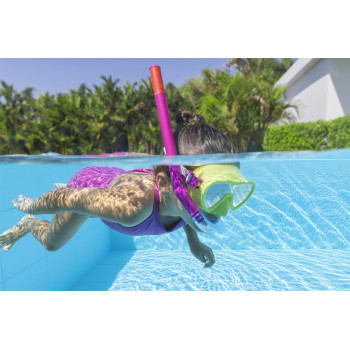 Maska z Rurką do Nurkowania Żółto- Różowa Bestway 24036