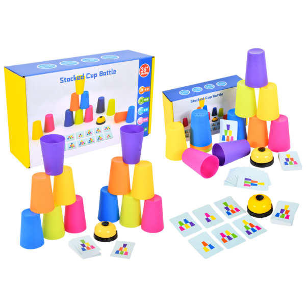 Gra Zręcznościowa Układanie Kubków Karty Dzwonek