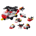 Klocki Konstrukcyjne Helikopter 6w1 Zestaw DIY Pojazdy 117 ele.