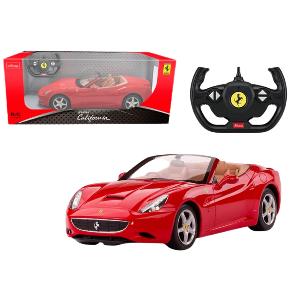 Auto R/C 1:24 Zdalnie Sterowane Sportowe Ferrari California Czerwone