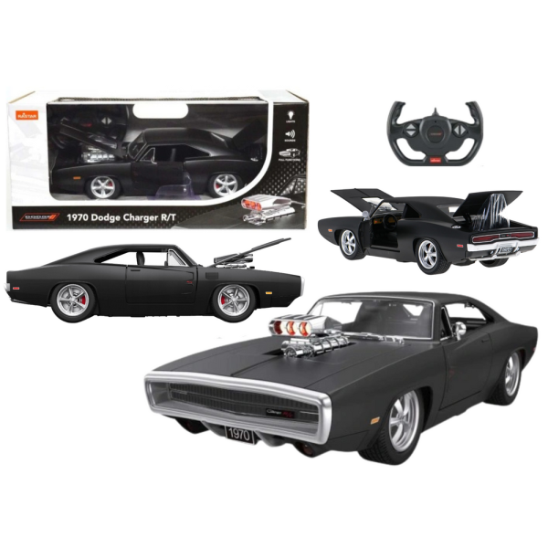Auto RC 1:16 Zdalnie Sterowany Dodge Charger R/T Otwierane Elementy Czarny