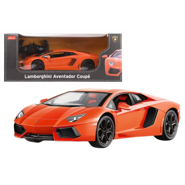 Auto RC 1:14 Rastar Lamborghini Aventador LP700 Pomarańczowe