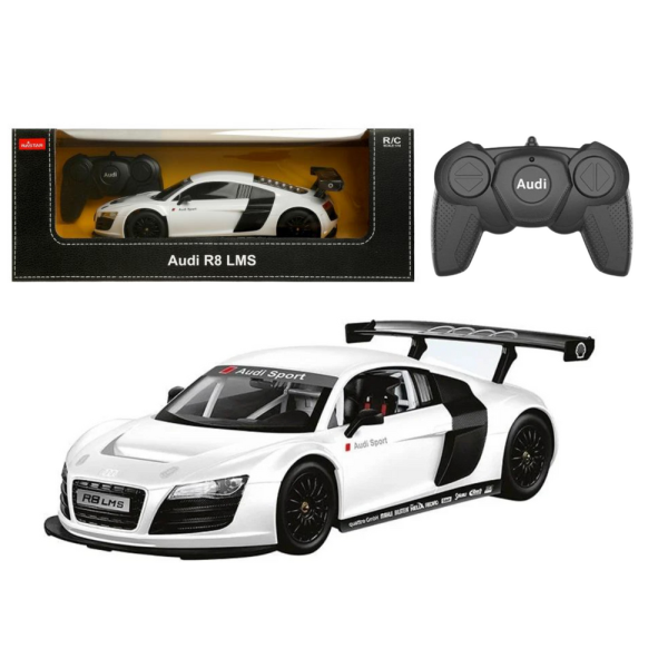 Auto Sportowe RC 1:18 Zdalnie Sterowane Audi R8 Białe