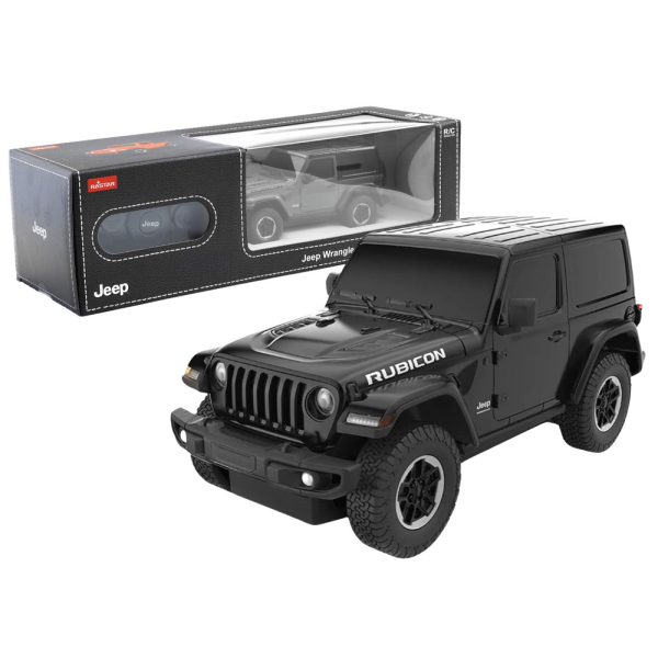 Auto R/C 1:24 Zdalnie Sterowany JEEP Wrangler JL Rubicon Czarny