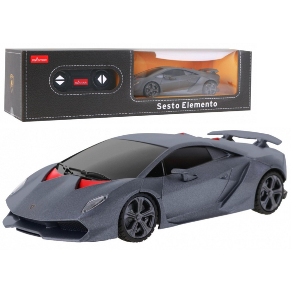 Auto Sportowe RC 1:24 Zdalnie Sterowane Lamborghini Sesto Elemento Szare