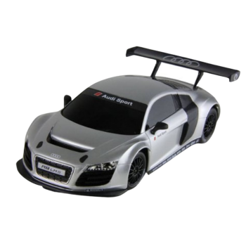 Auto R/C 1:24 Zdalnie Sterowane Sportowe AUDI R8 LMS Srebrne