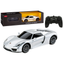 Auto Sportowe RC 1:24 Zdalnie Sterowane Porsche 918 Spyder Srebrne