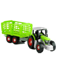Rozkręcany Traktor z Otwierana Przyczepą 43 cm