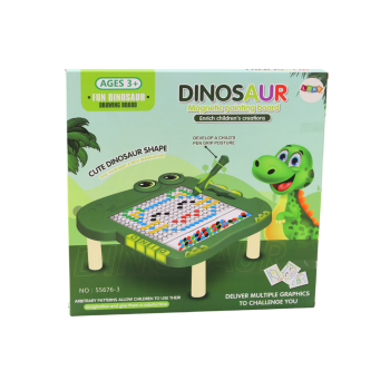 Tablica Magnetyczna Edukacyjna Dinozaur Pad Układanka Zielona