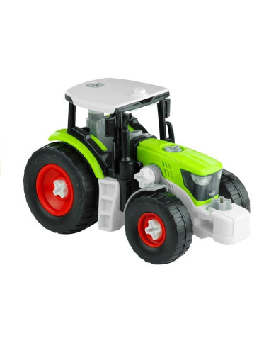 Rozkręcany Traktor z Otwierana Przyczepą 43 cm