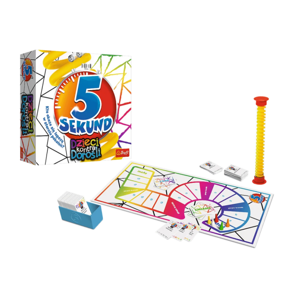 Gra Planszowa 5 Sekund Dzieci Kontra Dorośli Trefl 02120