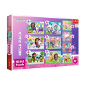 Puzzle 10w1 Koci Domek Gabi W świecie Gabi Trefl 96003