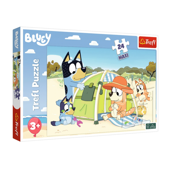 Puzzle 24el. Maxi Wspaniały Dzień Bluey Trefl 14357