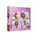 Puzzle 4w1 Przygody Gabi Trefl 34620