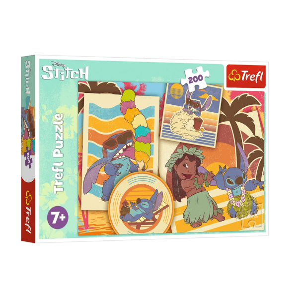 Puzzle 200el. Muzyczny Świat Lilo & Stich Trefl 13304