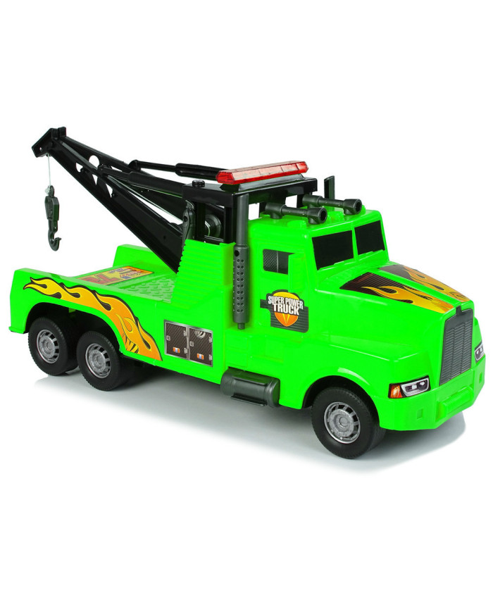 Auto Ciężarówka Holownik Pomoc Drogowa 1:10 Lina Zielona