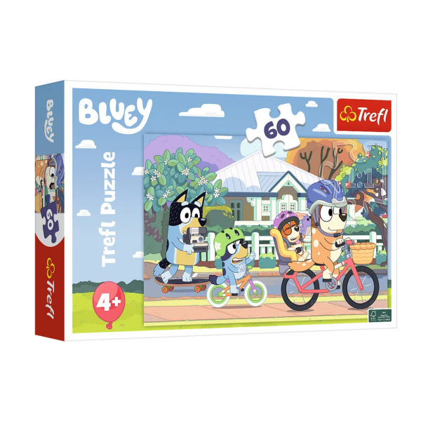 Puzzle 60el. Wesoły Bluey Trefl 17384
